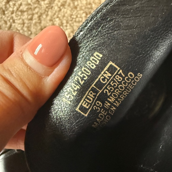 Massimo Dutti Leather Penny Loafers (Size 8) - Picture 3 of 4